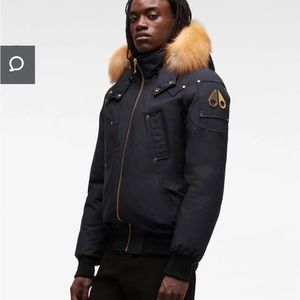 Moose Knuckles Premium Little Rapids - Navy w/Gold